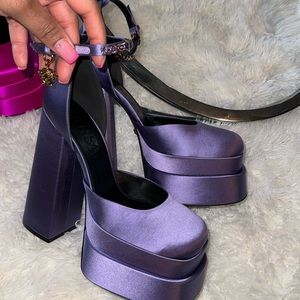 Versace Aevitas Platform Heels